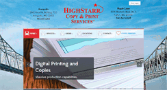 Desktop Screenshot of highstarrcopyservices.com